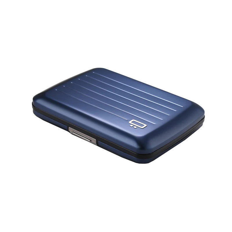 Bleu Marine - ÖGON DESIGNS Porte-cartes de crédit alu STOCKHOLM V2