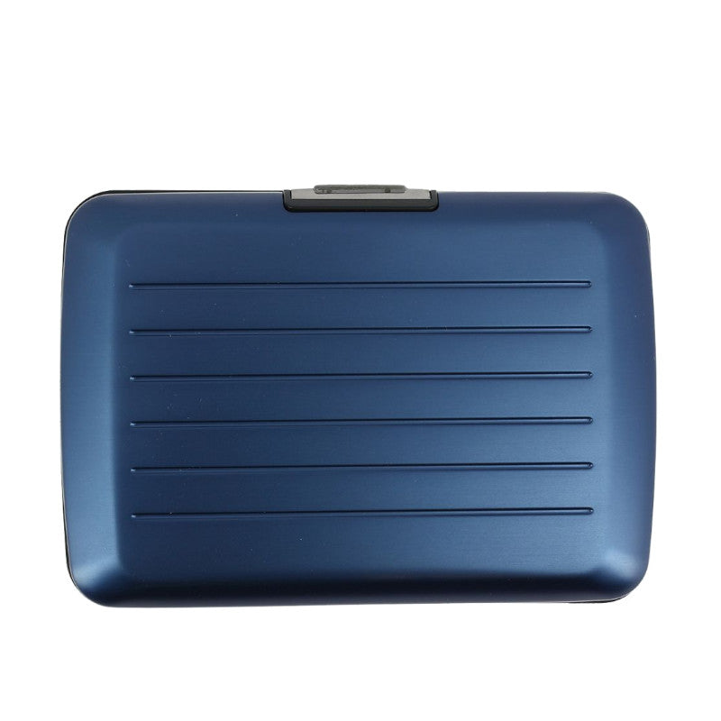 Bleu Marine - ÖGON DESIGNS Porte-cartes de crédit alu STOCKHOLM V2