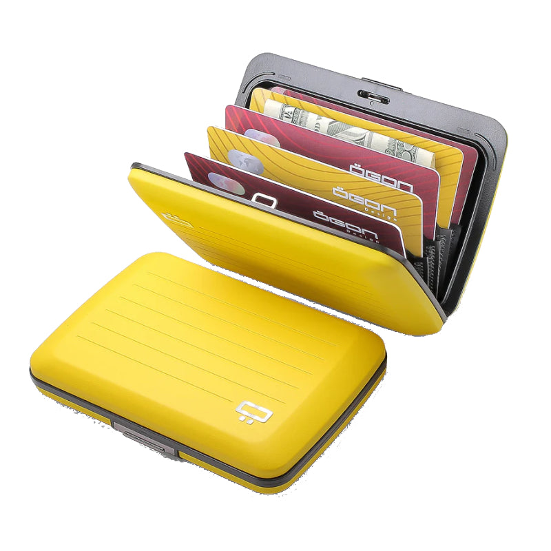 Red - ÖGON DESIGNS Porte-cartes de crédit alu STOCKHOLM V2