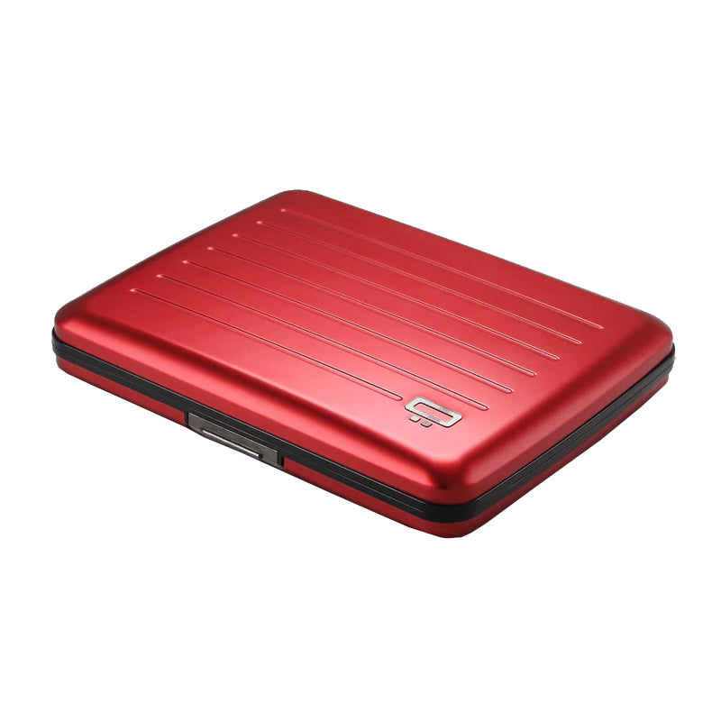 Rouge - Portefeuille alu, grand format V2 LARGE