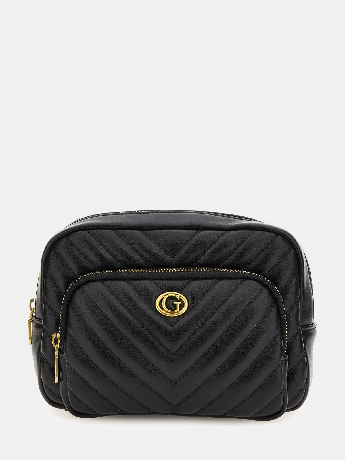 Noir - GUESS Vanity Quilted Vanity Case