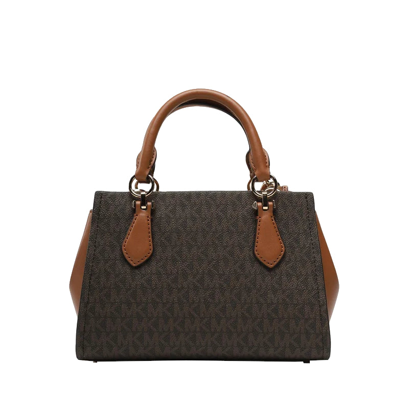 Marron - MICHAEL KORS Petit sac à bandoulière Marilyn à logo