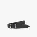 Noir - LACOSTE Ceinture Crocodelle en cuir lisse