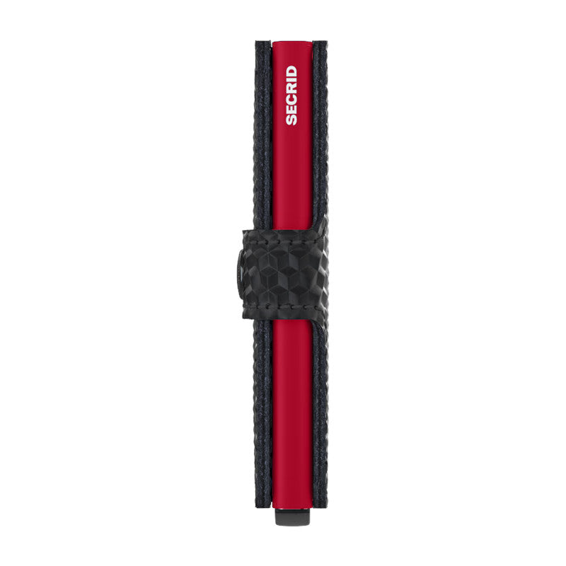 SECRID Portefeuille Miniwallet Cubic Black-Red