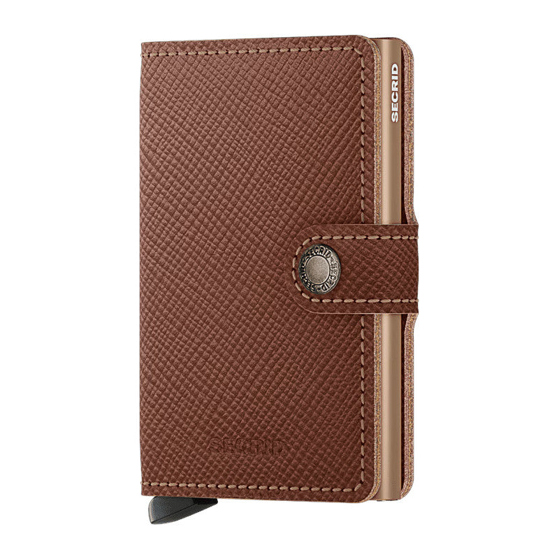 SECRID Portefeuille Miniwallet Saffiano Caramel