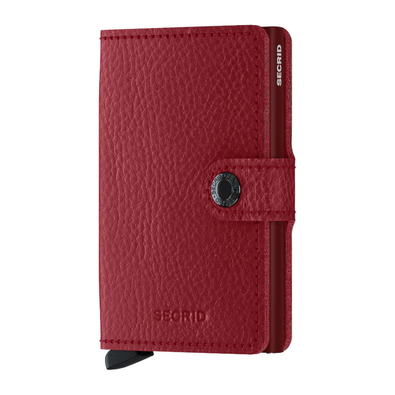 SECRID Portefeuille Miniwallet Veg Rosso-Bordeaux