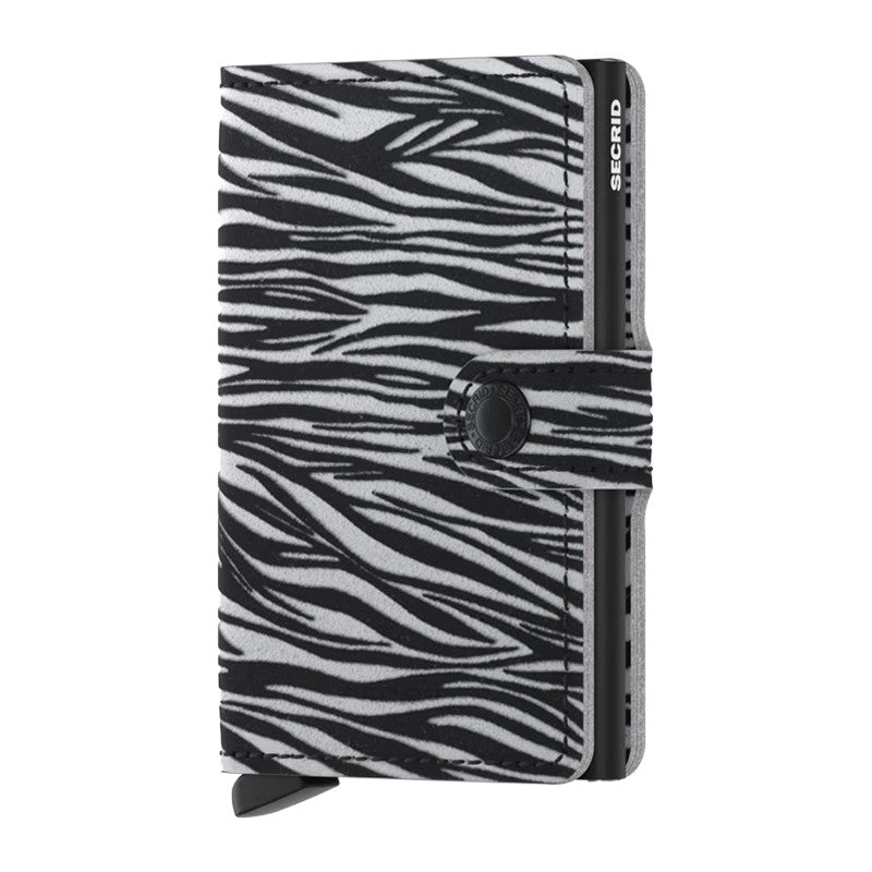 SECRID Portefeuille Miniwallet Zebra Light Grey
