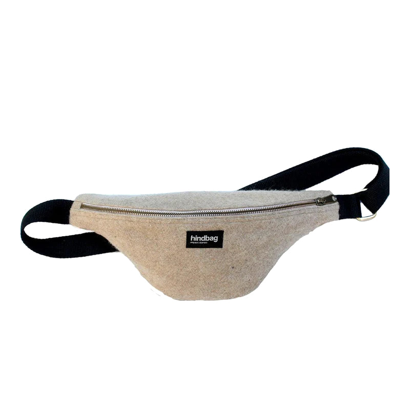 Laine beige - Sac banane Olivia