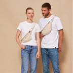 Laine beige - Sac banane Olivia