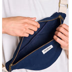 Laine marine - Sac banane Olivia