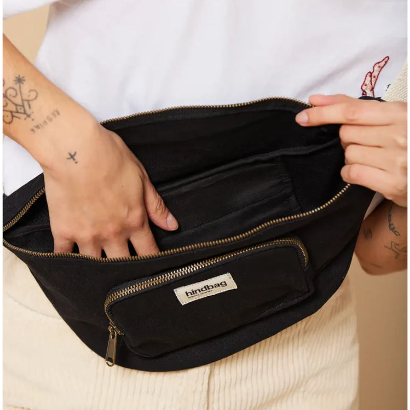 Noir - Sac banane XL Sofia