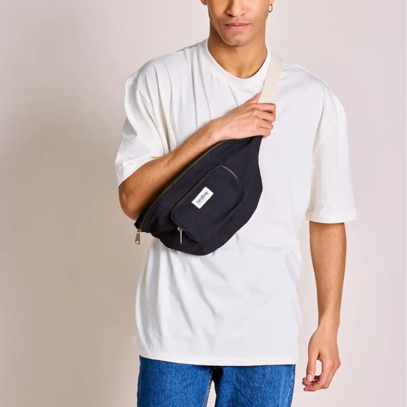 Noir - Sac banane XL Sofia
