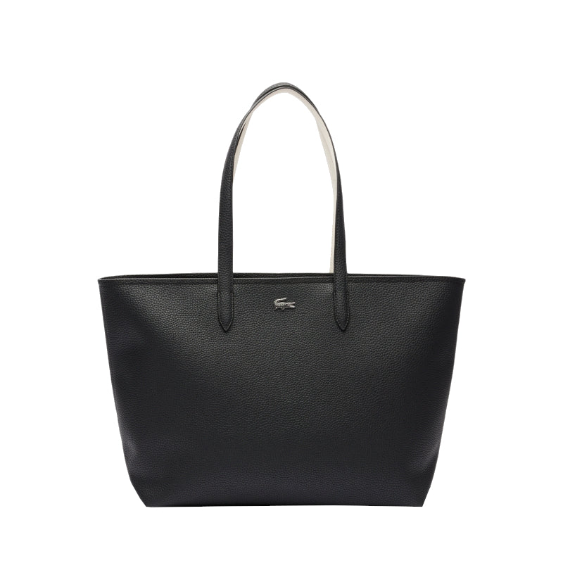 Noir Farine - LACOSTE Sac cabas zippée Anna