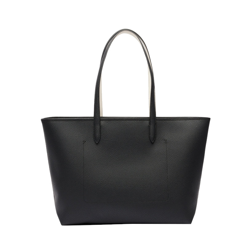 Noir Farine - LACOSTE Sac cabas zippée Anna
