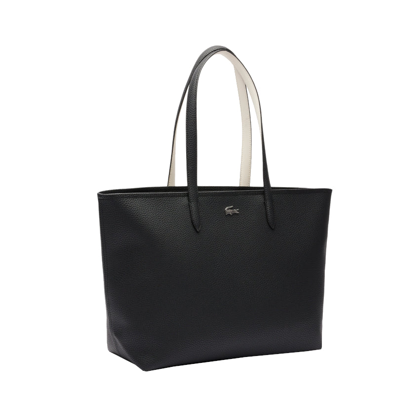 Noir Farine - LACOSTE Sac cabas zippée Anna