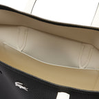 Noir Farine - LACOSTE Sac cabas zippée Anna