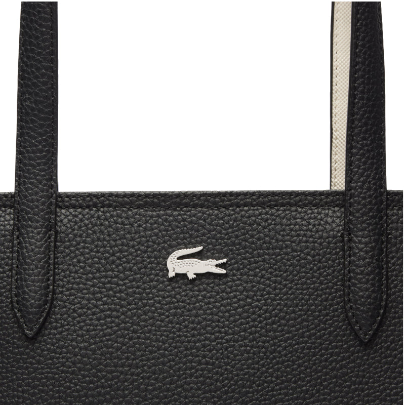Noir Farine - LACOSTE Sac cabas zippée Anna