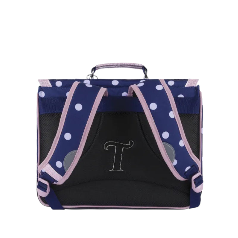 TANN'S Cartable Romy bleu 38 cm