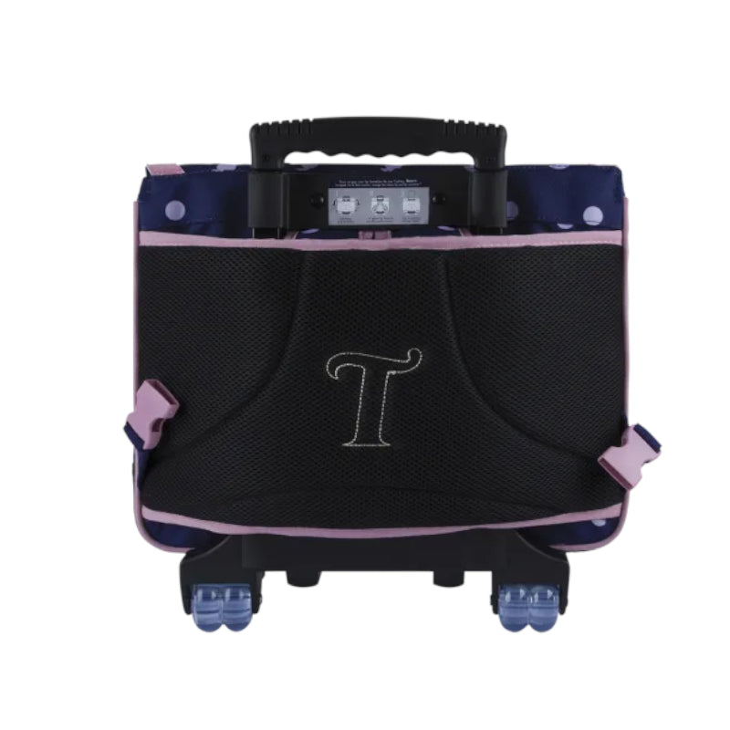 TANN'S Cartable trolley Romy bleu 38cm
