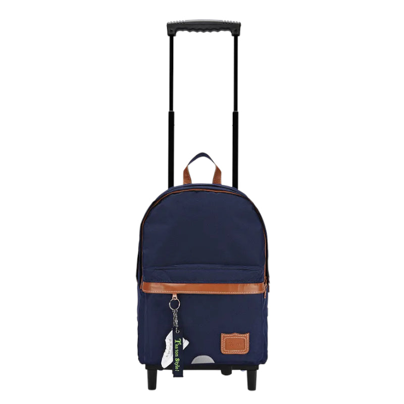 TANN'S Sac trolley Camille bleu L - 2 compartiments
