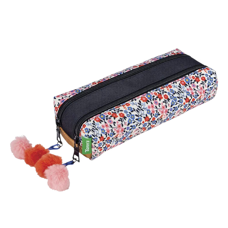 TANN'S Trousse Antonia bleue Double