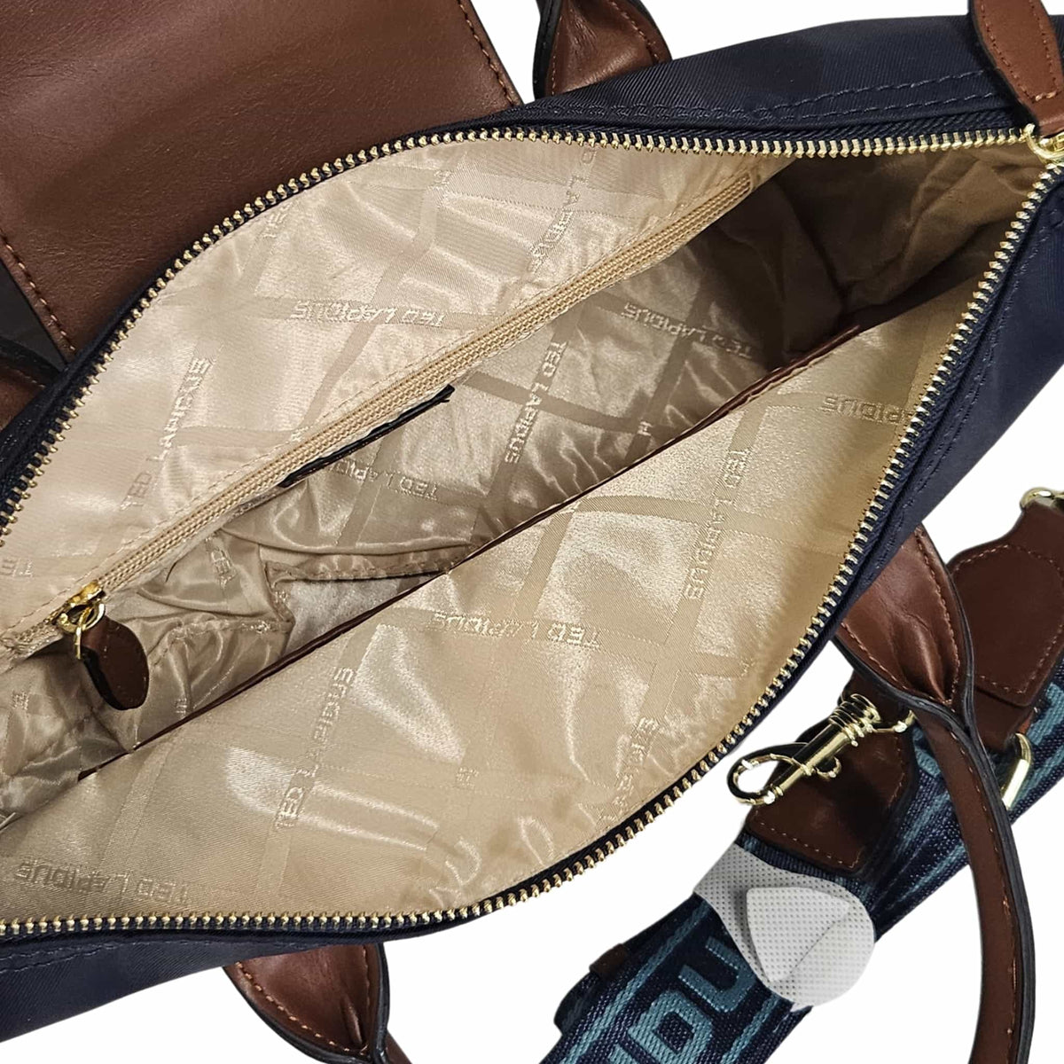 Marine/Cognac - TED LAPIDUS Sac à main moyen Jaimie