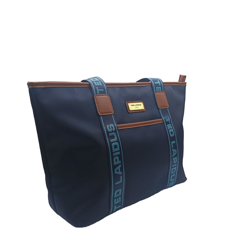 Marine/Cognac - TED LAPIDUS Cabas Jaimie