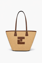 Beige/Cognac - TED LAPIDUS Sac porté épaule Nikita