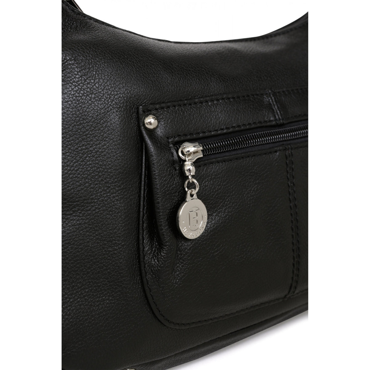 HEXAGONA Besace cuir de vachette grainé