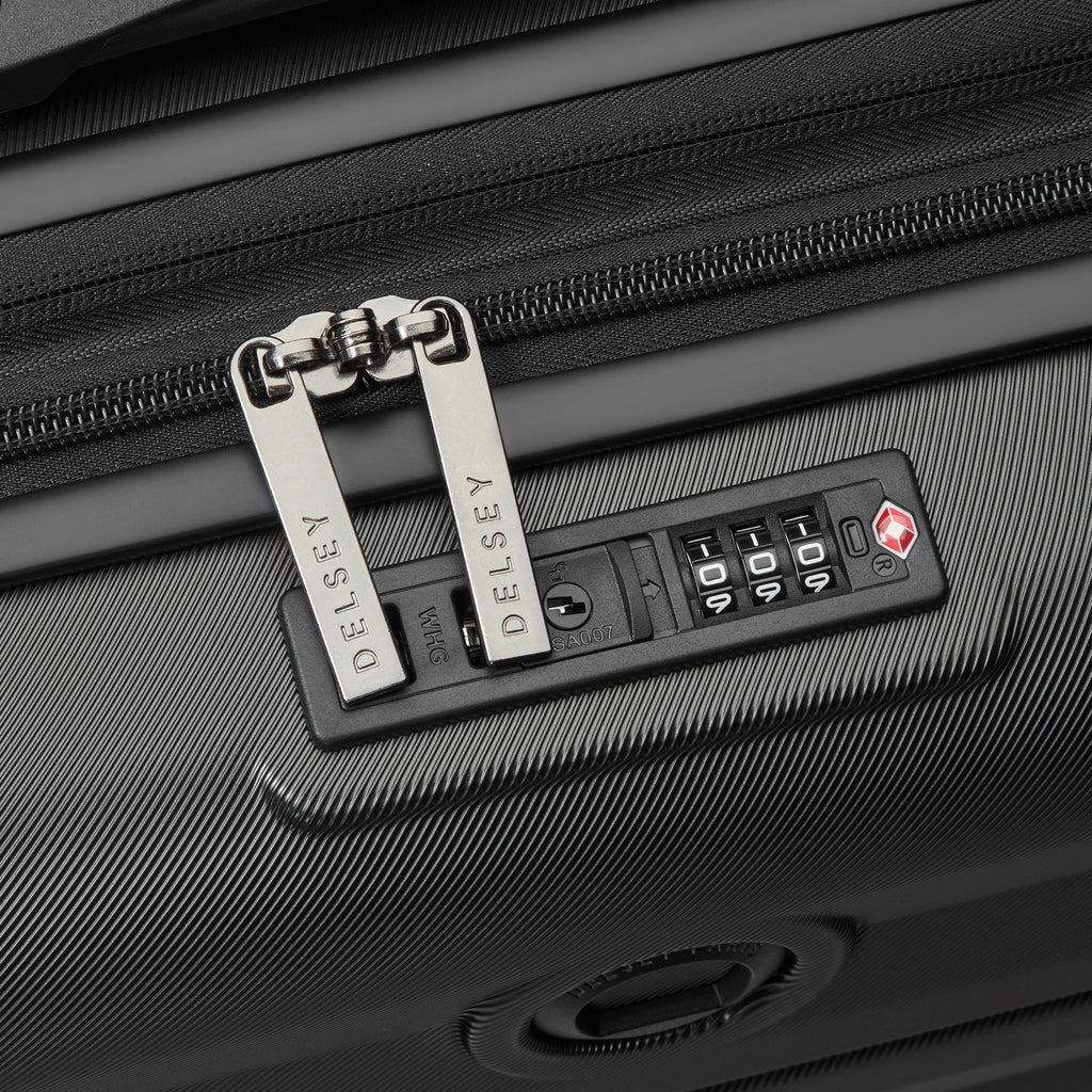 Noir - DELSEY Air Armour Valise cabine extensible 55 cm Noir