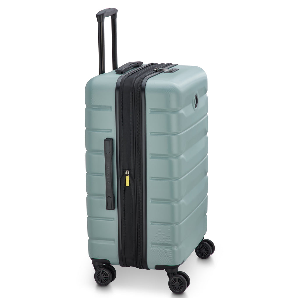 Vert sauge - DELSEY Air Armour Valise soute medium extensible 66 cm Vert sauge
