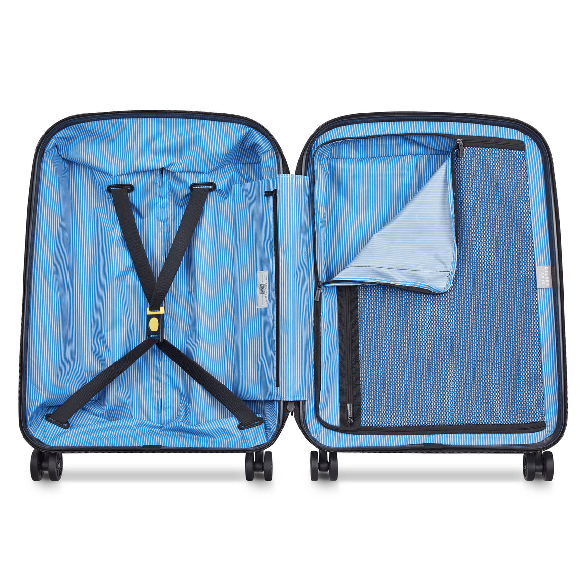 Noir - DELSEY Belmont Plus Valise cabine slim 55 cm Noir