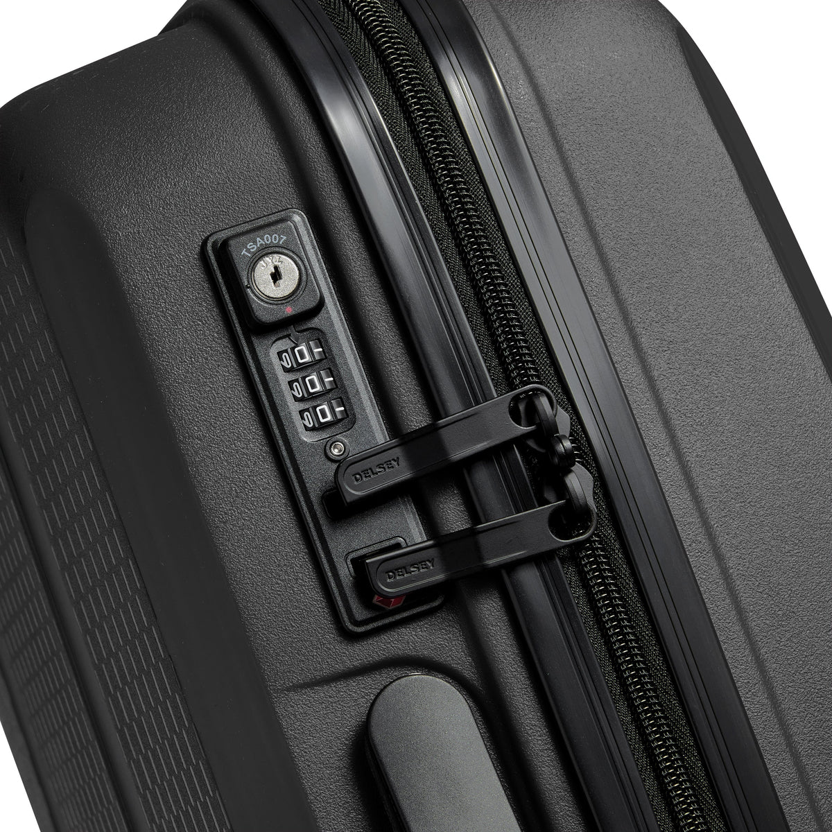 Noir - DELSEY Belmont Plus Valise cabine slim 55 cm Noir
