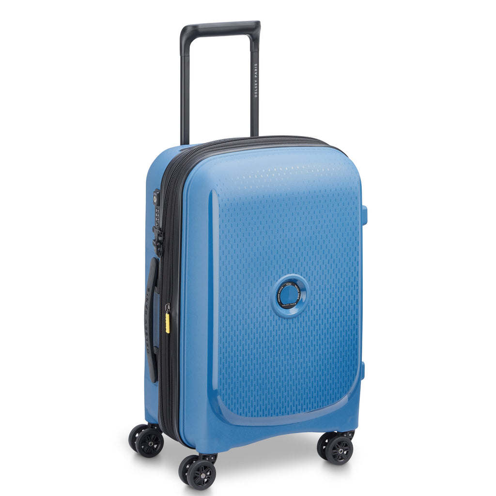 Bleu zinc - DELSEY Belmont Plus Valise cabine extensible 55 cm Bleu zinc