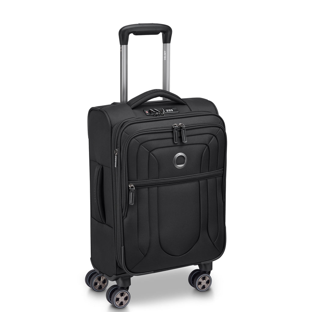 Noir - DELSEY Shadow DLX Valise cabine extensible 55 cm Noir