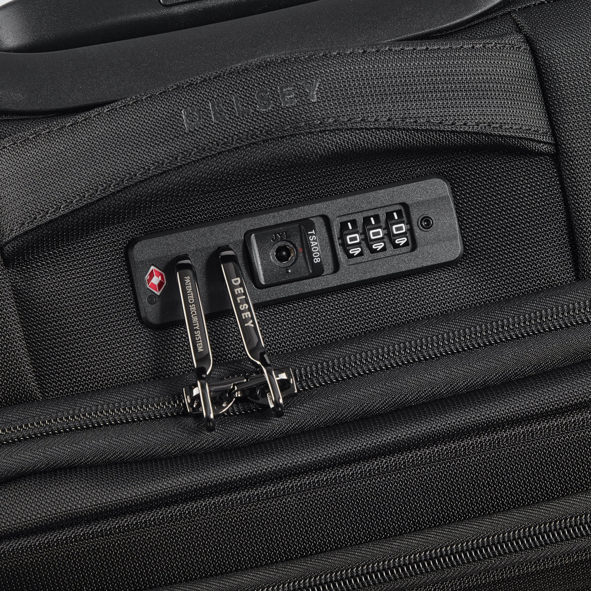 Noir - DELSEY Shadow DLX Valise cabine extensible 55 cm Noir