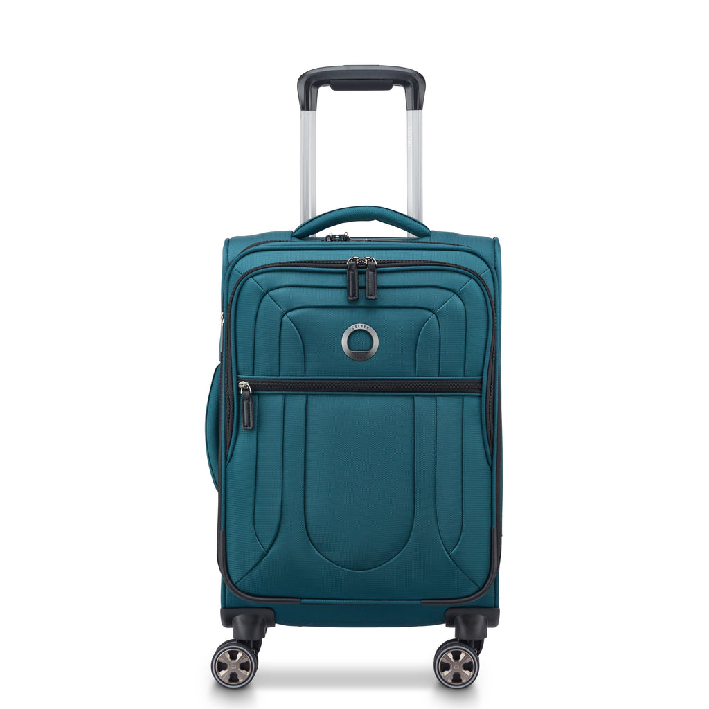 Bleu vert - DELSEY Shadow DLX Valise cabine extensible 55 cm Bleu vert