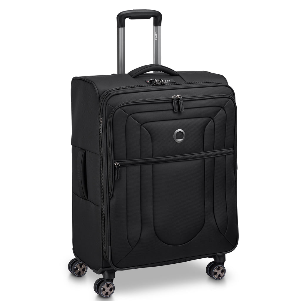 Noir - DELSEY Shadow DLX Valise soute medium extensible 70 cm Noir