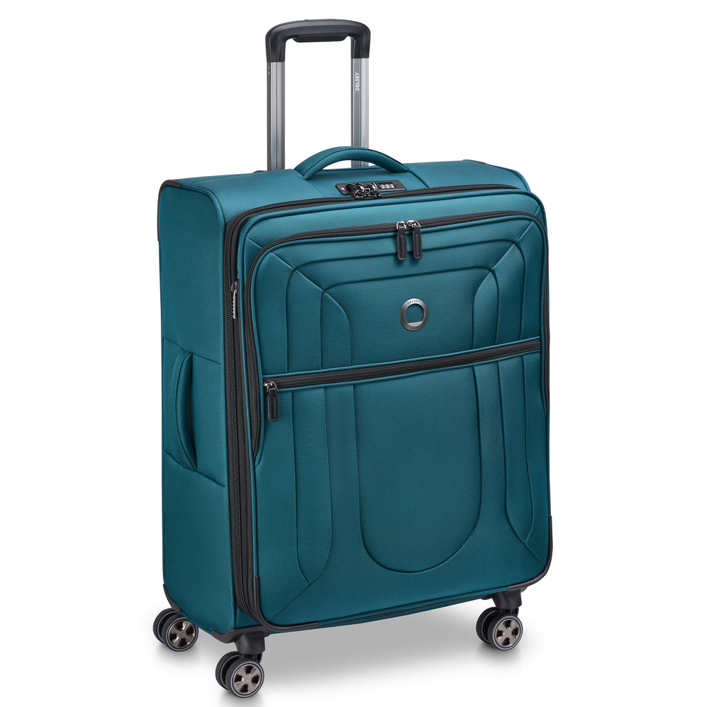 Bleu vert - DELSEY Shadow DLX Valise soute medium extensible 70 cm Bleu vert