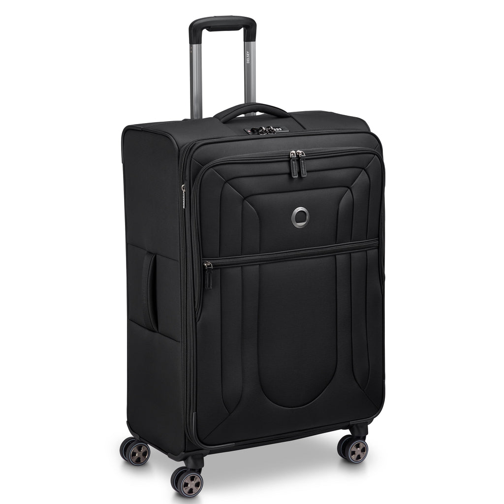 Noir - DELSEY Shadow DLX Valise soute large extensible 76 cm Noir