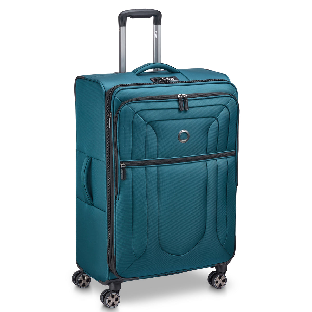 Bleu vert - DELSEY Shadow DLX Valise soute large extensible 76 cm Bleu vert