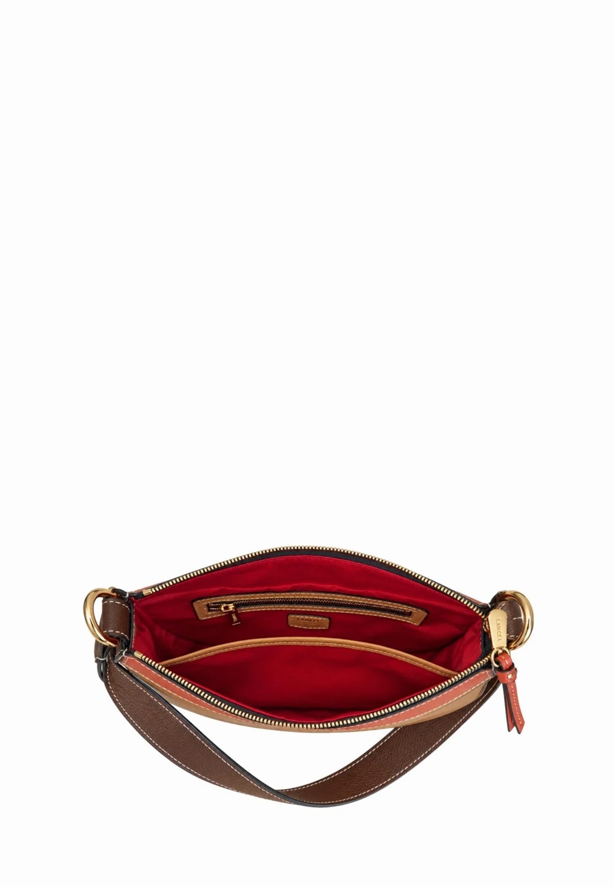 MCO Camel - LANCEL Porte-croisé demi-lune Faubourg
