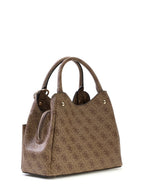 Latte Logo - GUESS Sac cabas Lorella Logo Small Girlfriend Latte Logo