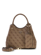 Latte Logo - GUESS Sac cabas Lorella Logo Small Girlfriend Latte Logo