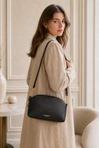 Noir - LANCASTER Petit sac demi-lune Sierra Jia