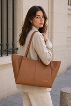 Camel - LANCASTER Très grand sac cabas épaule Sierra Haus