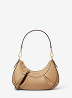 Camel - Petit sac porté épaule Enzo en cuir grainé Camel