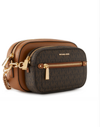 Brown acorn - MICHAEL KORS Sac bandoulière jet set brown/acorn