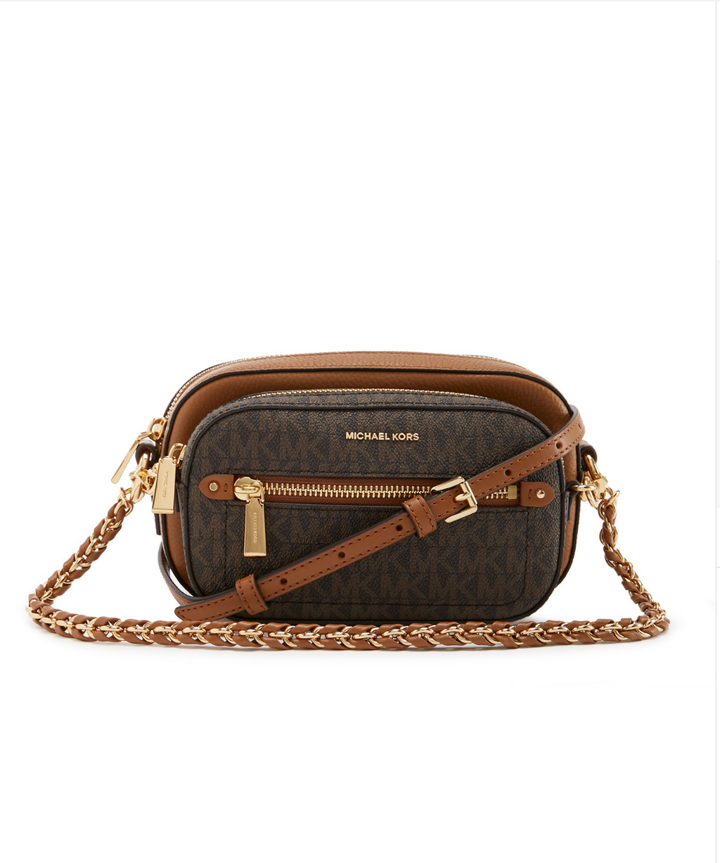 Brown acorn - Sac bandoulière jet set brown/acorn