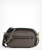 Brown/Black - Sac bandoulière jet set brown/black